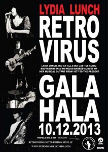 lydia lunch gala hala poster A2