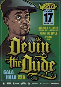 RAPETEK DevintheDude 17.3.2017galahala posterA2